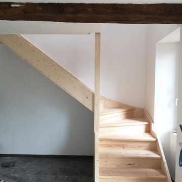 Fabrication et pose d'escalier bois